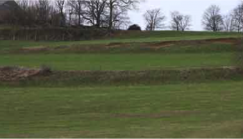 Terraced landscape in the Netherlands
