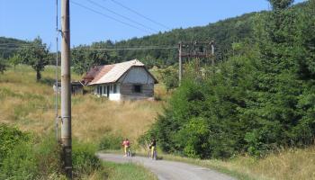 Destroyed farm in Slovakia